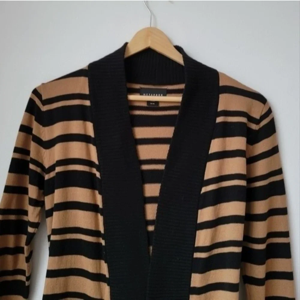 𝅺METAPHOR Stripes Open Cardigan Sweater - Picture 11 of 11